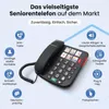 Protectly® Kabelgebundenes Seniorentelefon – SOS-Taste, Produktbild-Vorschau 3