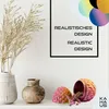 A decorative shelf display featuring a vase with dried reeds, two small vases, and a dragon egg with a dragon figurine inside. Produktbild-Vorschau