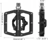 Rockbros hliníkový zliatinový bicykel Pedal Set Durable Náhľad obrázku produktu 11