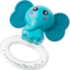 Jouet de dentition en silicone avec hochet Akuku Elephant Voir les images du produit 2