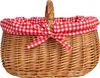 Creative Home Großer Picknickkorb mit rot karierter Produktbild-Vorschau 2