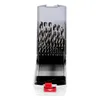 A set of drill bits in a clear plastic case, presented against a white background. Voir les images du produit