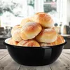 Kuketo | Miska emaliowana 2,5 l czarna Ø 24 cm - duża miska Podgląd zdjęcia produktu 2