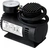 A black car air compressor with a pressure gauge is shown on a white background. Náhled obrázku produktu