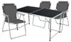 ensemble de meubles de camping 4 pièces Black Alu Voir les images du produit 1