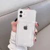INF iPhone 12 Hülle mit Kartenhalter TPU transparent Produktbild-Vorschau 3