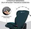 Siège auto KinderKraft - Oneto3, i-Size, 76-150 cm, bleu Voir les images du produit 26