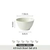 Schale set 6stück Ø11,8cm Salatschalen Müslischale Produktbild-Vorschau 2
