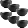 Set da 6 ciotole Wilmax Lotus nere da 250 ml WL-664115/A6 Anteprima dell’immagine prodotto 1