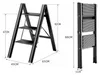 3-Stufen-Leiter, klappbarer Leiterstuhl, breitere, Produktbild-Vorschau 2