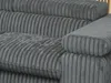 Ecksofa Sofa Grau, Wohnlandschaft L-Form mit Schlaffunktion Produktbild-Vorschau 5