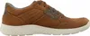 Herren Sneaker Braun mit blauem Detail, heller Profilsohle Produktbild-Vorschau 6