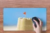 MuchoWow® Mauspad Mousepad Sandburg - Strand - Muscheln - Produktbild-Vorschau 3