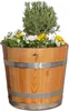 geölt, Blumenkübel aus Kastanienholz: 60 cm Produktbild-Vorschau 3