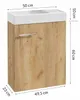 Conjunto de mueble de baño con lavabo (50x70 cm) + mueble Vista previa de la imagen del producto 4