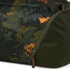 A close-up view of a duffel bag with a jungle-themed pattern. Produktbild-Vorschau