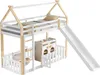 Letto a castello Sweiko, Letto per bambini, Squisita forma Anteprima dell’immagine prodotto 14