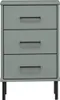 VidaXL 350977, Grau, Metall, Pinienwald, OSLO, 400 mm, 350 Produktbild-Vorschau 4