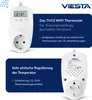 VIESTA® TH12 WiFi-Steckdosenthermostat 230 V/3600 W – Produktbild-Vorschau 2
