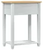 vidaXL Console tafel, wit, 55 x 35 x 73 cm, massief Productafbeelding-voorbeeld 6