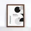 Cornice FRAMAI® 30x40 in MDF marrone: cornice ecologica con Anteprima dell’immagine prodotto 5
