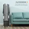 HOMCOM Klappbett 90x200 cm Erwachsene Gästebett Klappbar Produktbild-Vorschau 5
