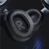 A close-up view of the earcups of a pair of black headphones. Anteprima dell’immagine prodotto
