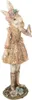 Clayre & Eef Figurine de décoration Lapin 26 cm Beige Doré Voir les images du produit 2