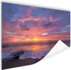 MuchoWow® Poster Strand - Meer - Sonnenuntergang 120x80 cm Produktbild-Vorschau 1
