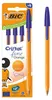 Długopis BIC Orange Fine Cristal niebieski 4 sztuki Náhľad obrázku produktu 1