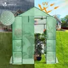 VOUNOT® Gewächshaus Foliengewächshaus mit 4 Regalebenen, Produktbild-Vorschau 4