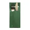 520 Papstar Bestecktaschen 20 cm x 8,5 cm dunkelgrün inkl. Produktbild-Vorschau 3