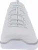 A close-up, front-facing view of a white Skechers shoe. Náhled obrázku produktu