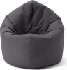 A dark gray beanbag chair is shown against a white background. Anteprima dell’immagine prodotto