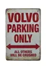 Metallschild - Volvo Parking only - Blechschild -  Parken - Produktbild-Vorschau 1