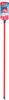 A product shot of a mop with a red handle and a blue and red patterned head. Anteprima dell’immagine prodotto