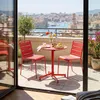 Table de jardin ronde bistrot avec plateau rabattable 70 cm Voir les images du produit 4