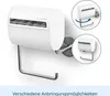 bideo® Toilettenpapierhalterung inkl. Befeuchter, Kleben Produktbild-Vorschau 2