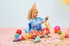 Party klobúčik 6v1  Bodkovaný mix, 16 cm Party Deco Náhľad obrázku produktu 3
