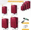KESSER® 4tlg. Hartschalenkofferset Hartschalenkoffer Produktbild-Vorschau 2