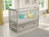 Love For Sleep Grau Babybett Gitterbett mit Schublade 120 x Produktbild-Vorschau 2