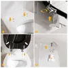 Toilettendeckel O Form WC-Sitze, Holzklobrille Marmor Produktbild-Vorschau 14