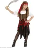A young girl dressed as a pirate, holding a toy sword. Produktbild-Vorschau