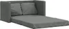 Bodensofa mit Schlaffunktion Dunkelgrau 112x174x55 cm Stoff Produktbild-Vorschau 14