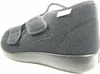 A black orthopedic shoe is shown from the side. Produktbild-Vorschau