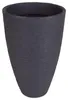 BURI Pot à cannelures anthracite Pot de fleurs Vase Voir les images du produit 1
