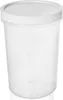 A clear plastic food container with a white lid, shown from a front-facing angle against a white background. Náhľad obrázku produktu