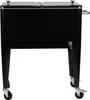 A black cooler on wheels. Produktbild-Vorschau