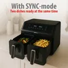 alpina Double Airfryer XXL - frytownica powietrzna 2 komory Podgląd zdjęcia produktu 6