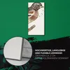 Wanduhr Bürouhr Leinwand Bild Geräuschlos 30x60 Zeichnung Produktbild-Vorschau 5